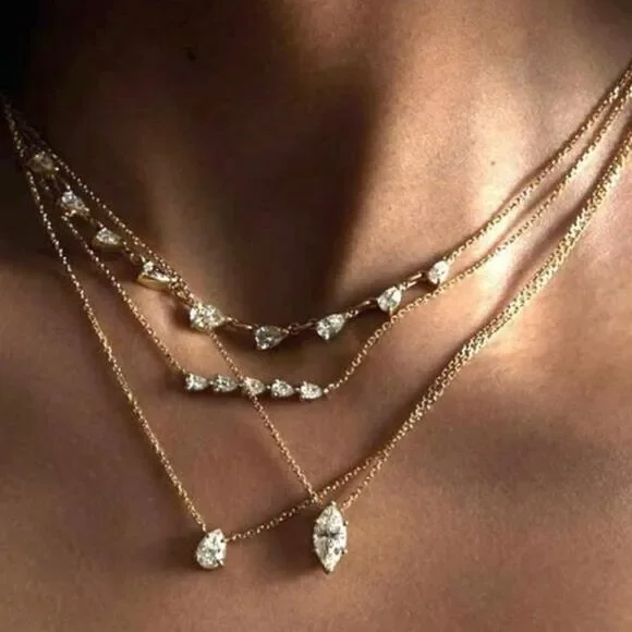 Diamond Necklace #1710 - Picture 1 of 6